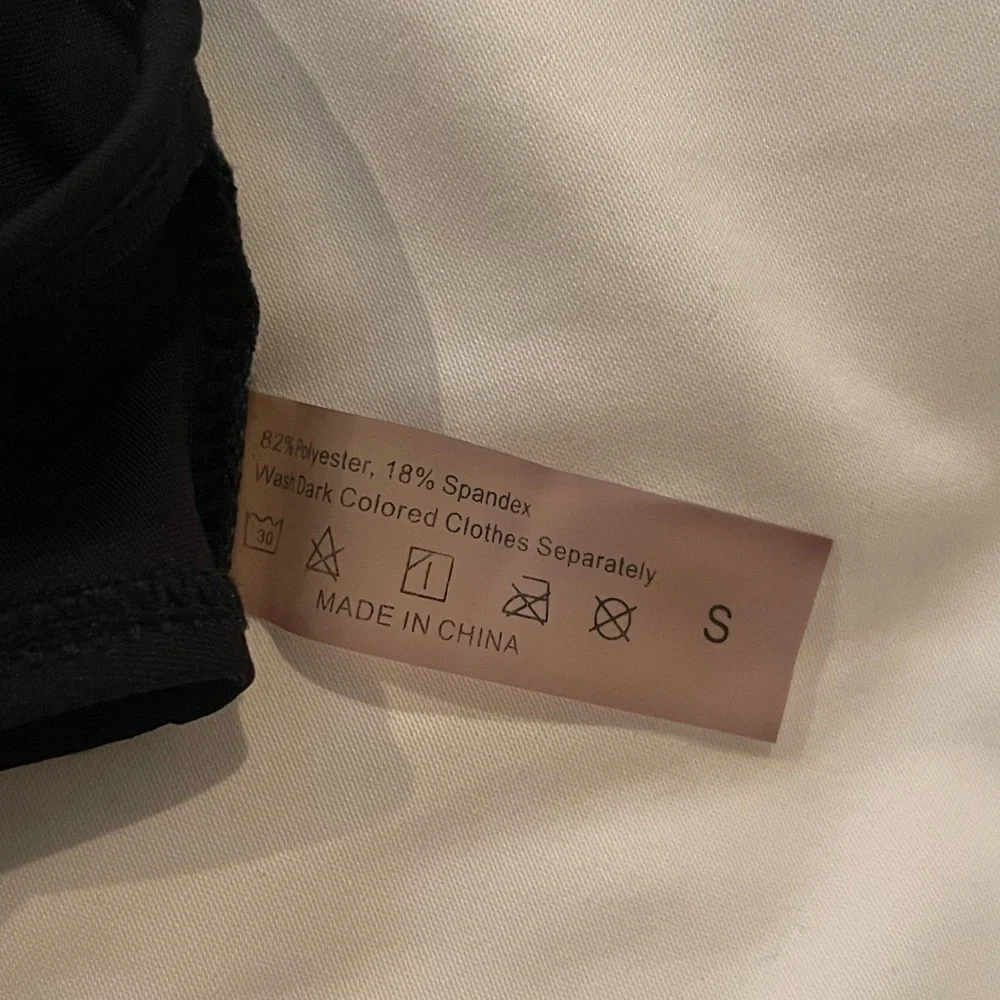 Black Strappy Bikini Top size small